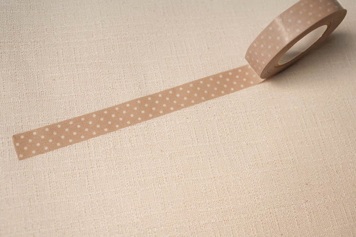 Classiky Pin Dots Washi Tapes - 13mm Pinkish Grey