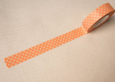 Classiky Dots Washi Tapes - 15mm Salmon