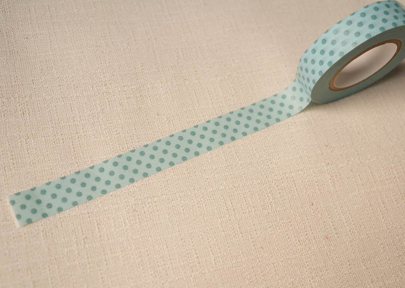 Classiky Dots Washi Tapes - 13mm Light Blue
