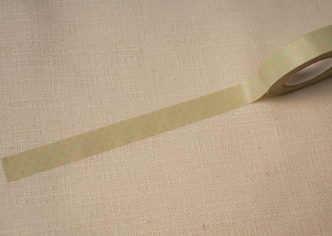 Classiky Dots Washi Tapes - 13mm Ash Pink