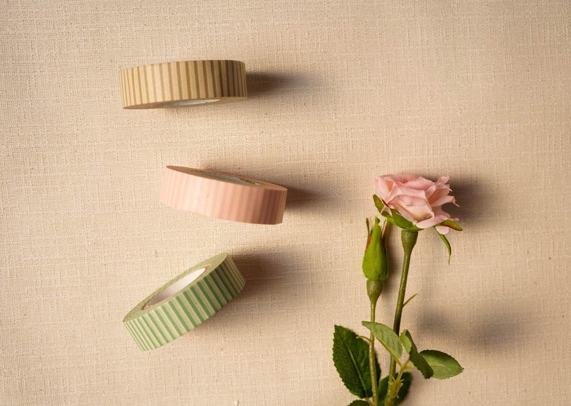 Classiky Stripe Washi Tapes - 15mm
