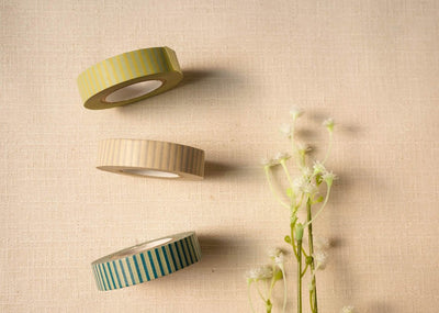 Classiky Stripe Washi Tapes - 13mm