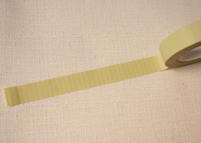 Classiky Stripe Washi Tapes - 13mm Mustard
