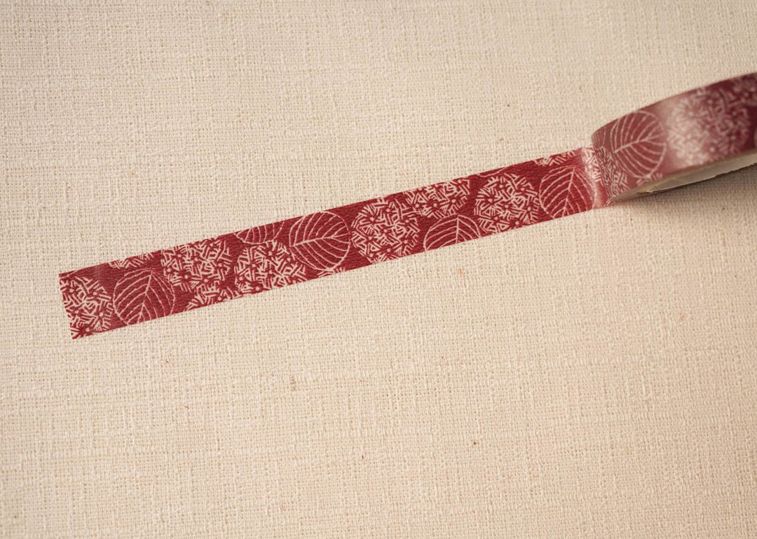 Classiky Washi Tapes - Hydrangea Red Purple
