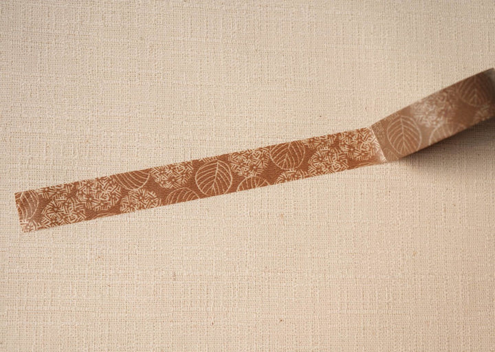 Classiky Washi Tapes - Hydrangea Mocha Brown