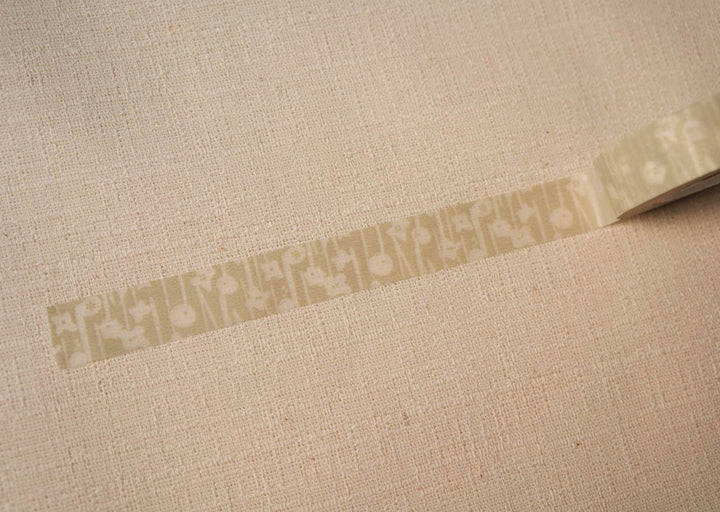 Classiky Washi Tapes - Small Flower Beige