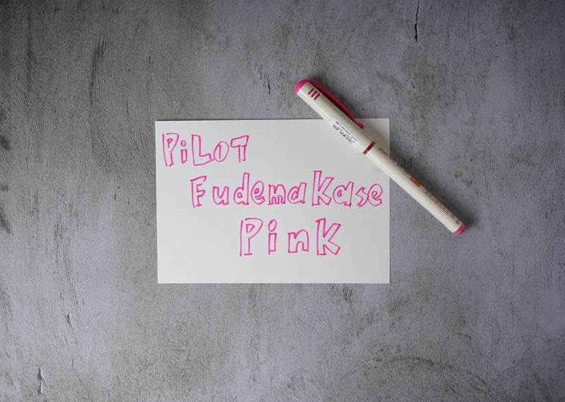 Pilot Fudemakase Brush Pen - Extra Fine - Pink