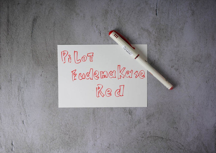 Pilot Fudemakase Brush Pen - Extra Fine - Red