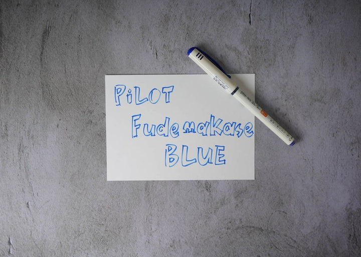 Pilot Fudemakase Brush Pen - Extra Fine - Blue
