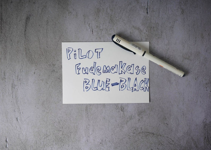Pilot Fudemakase Brush Pen - Extra Fine - Blue Black