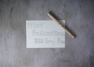 Pilot Fudemakase Brush Pen - Fine - Grey