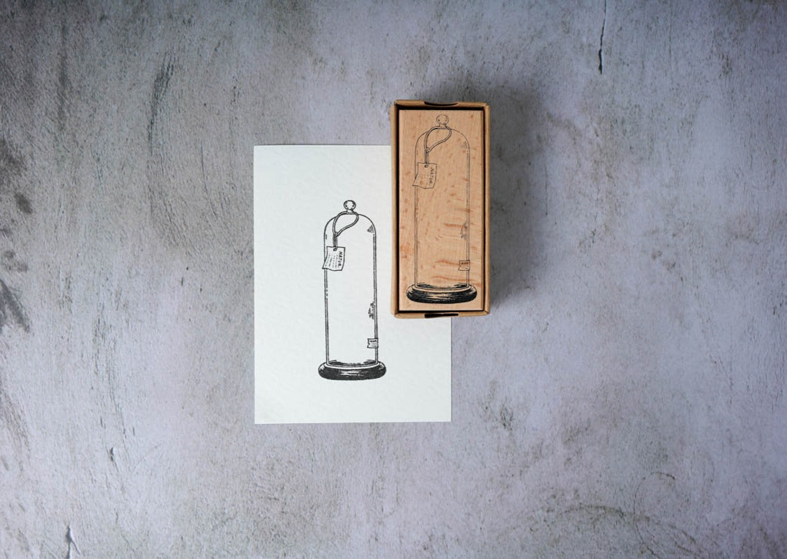 Lady F Stamp - Glass Domes B