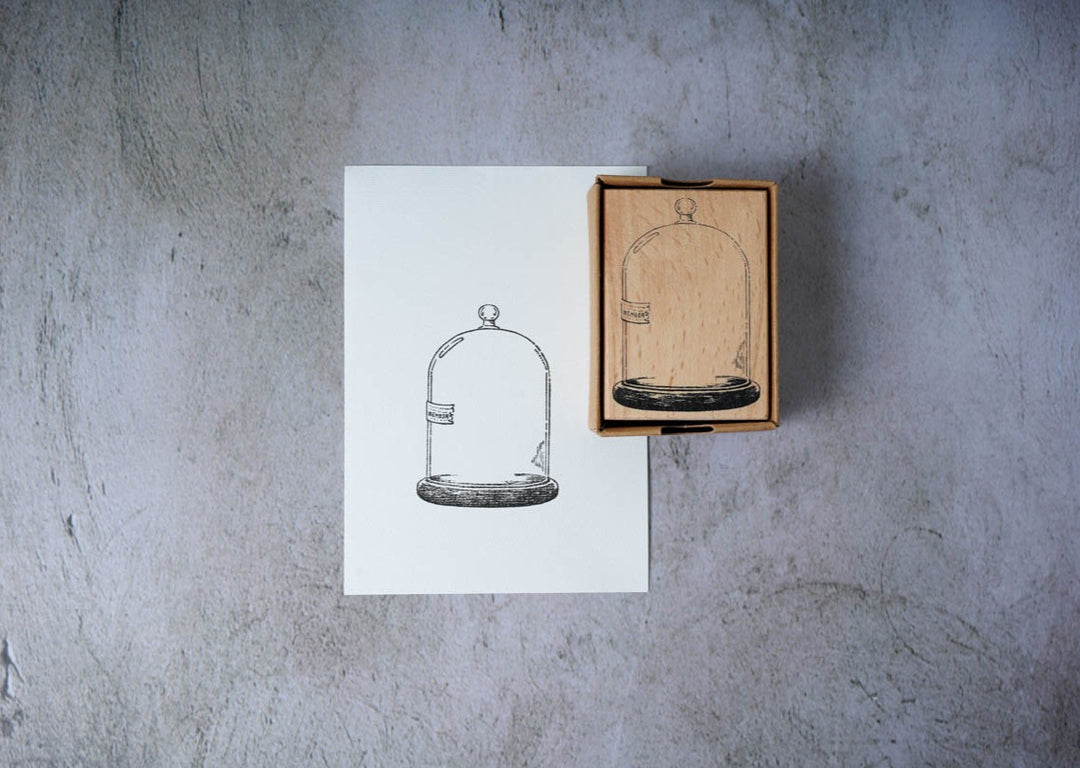 Lady F Stamp - Glass Domes C