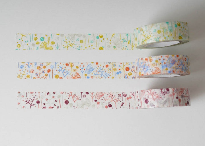 Classiky Washi Tape Set - Branches and Plants