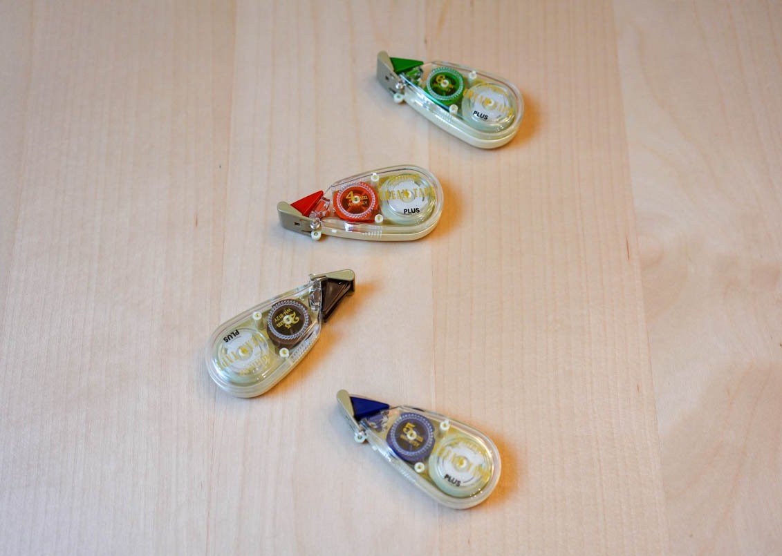PLUS Correction Tape - Cream Colored Tape 