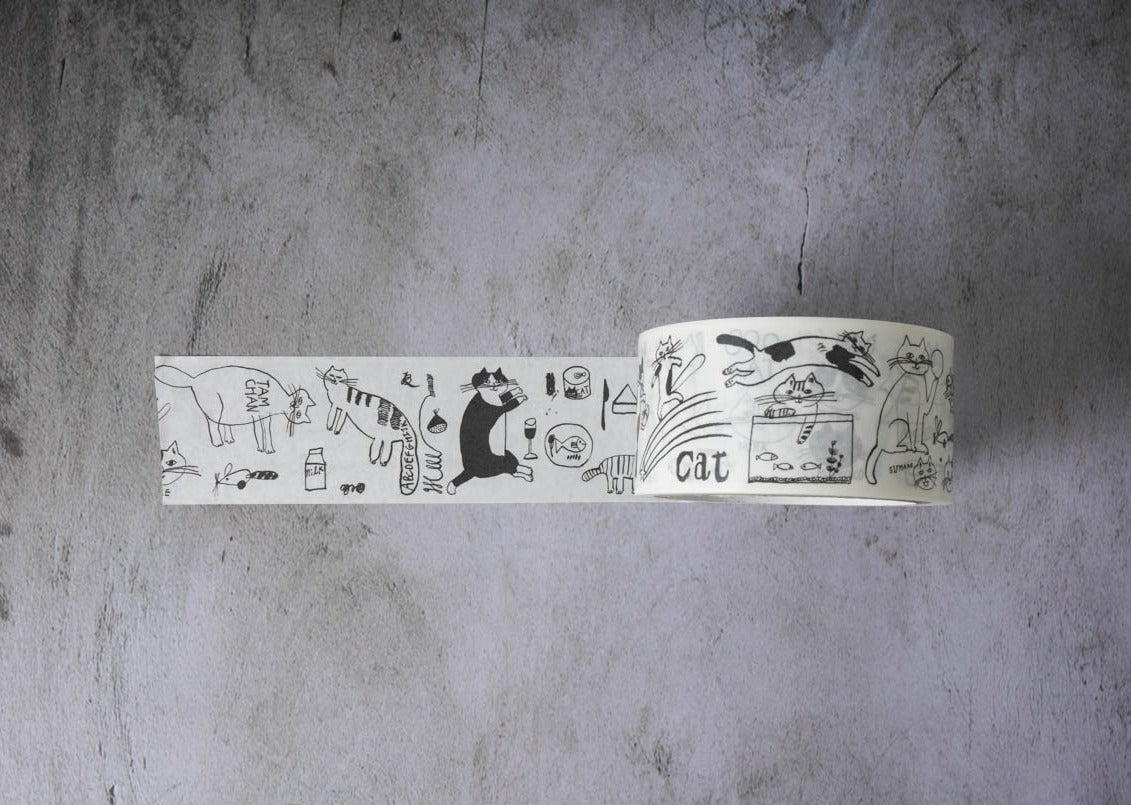 Classiky Toranekobonbon Kraft Paper Packing Tape - Cat