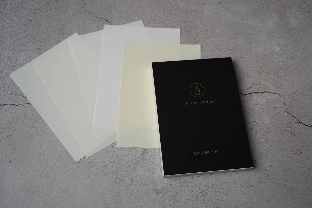 Kamiterior Memoterior Memo Pad - For Fountain Pens