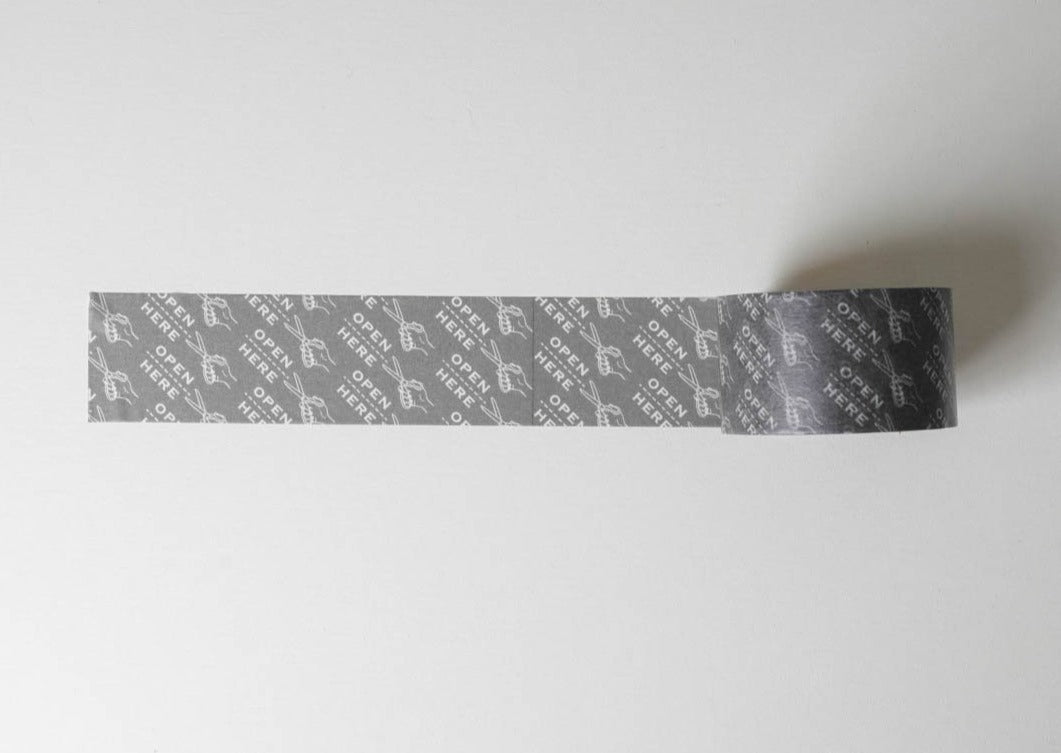 KNOOPWORKS Washi Tape - Open Here Grey