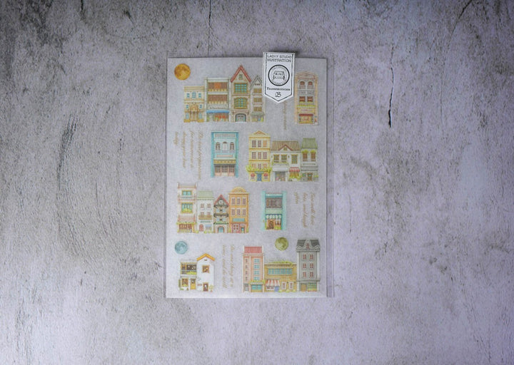 Lady F Transfer Stickers - French Towns B