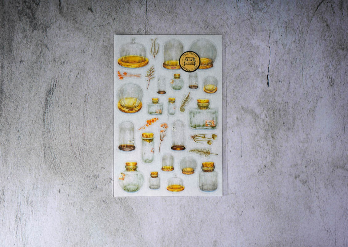 Lady F Transfer Stickers - Glass Domes