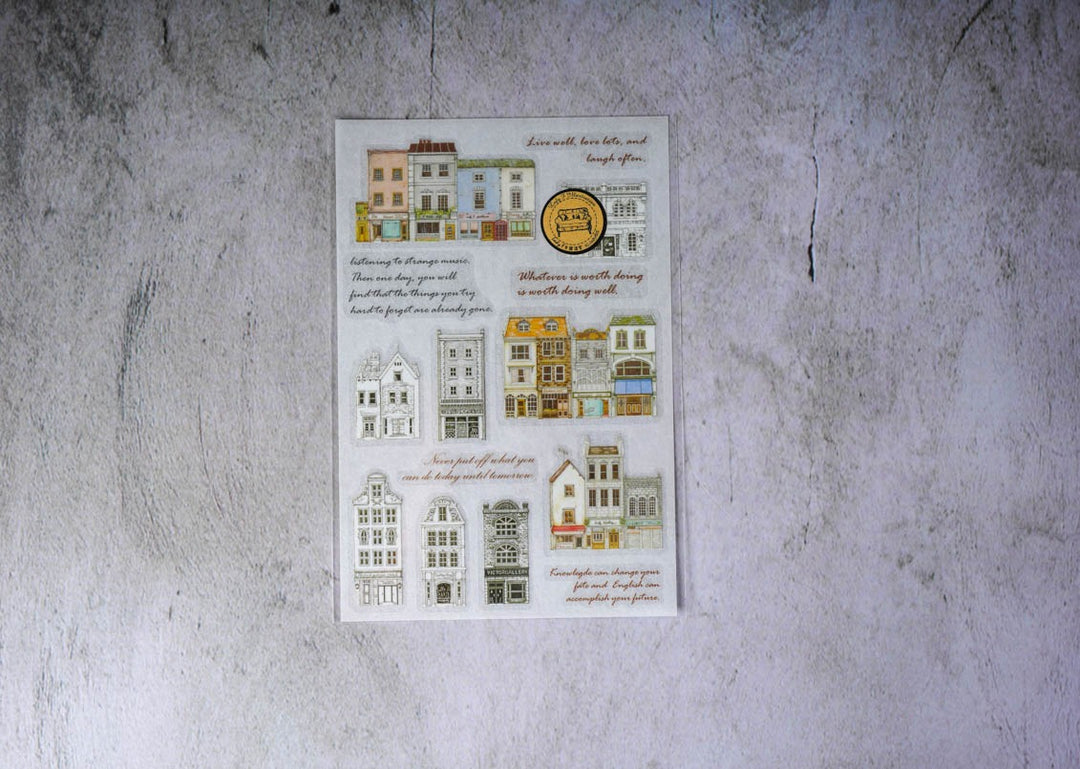 Lady F Transfer Stickers - European Houses
