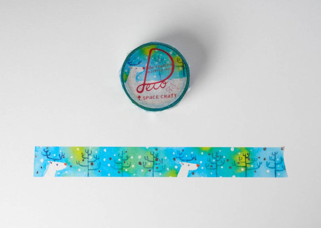Round Top Space Craft Washi Tape - Reindeer