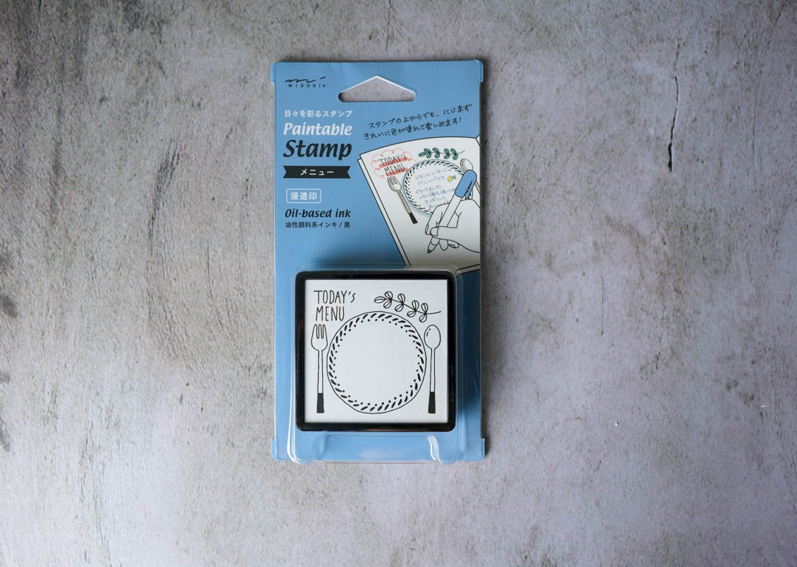 Midori Paintable Stamp - Oil-based Ink Today&