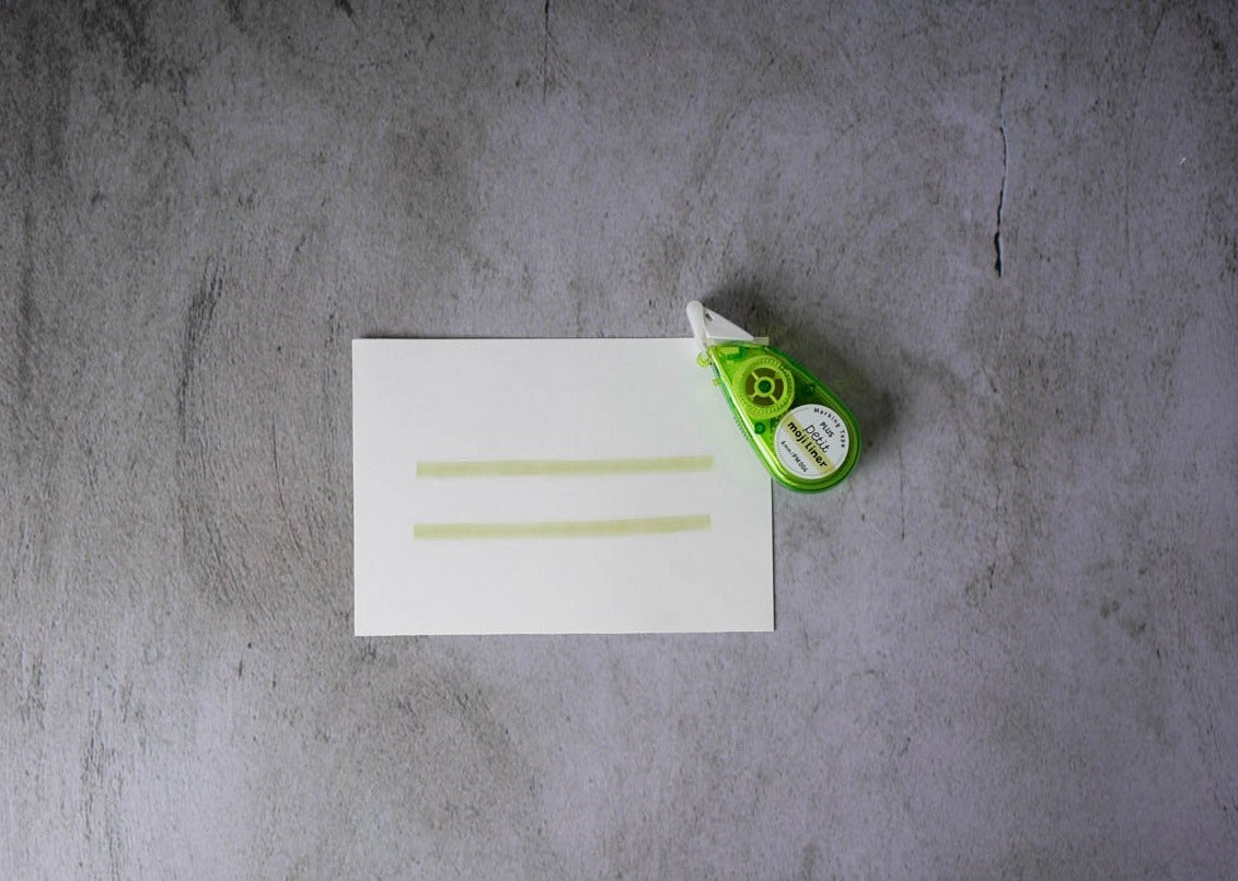 PLUS Petit Moji Liner Tape Green