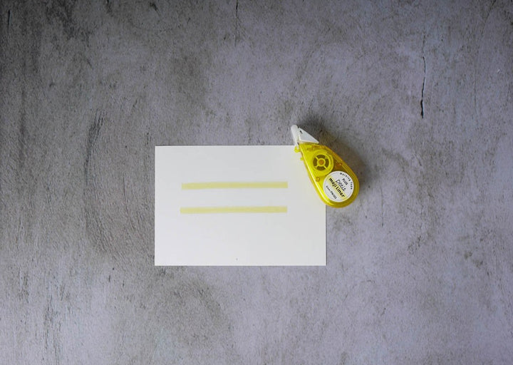 PLUS Petit Moji Liner Tape Yellow
