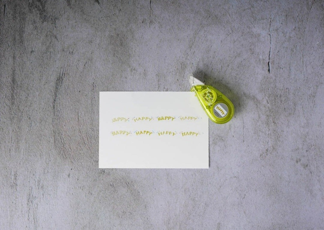 PLUS Petit Deco Rush Tape - HAPPY