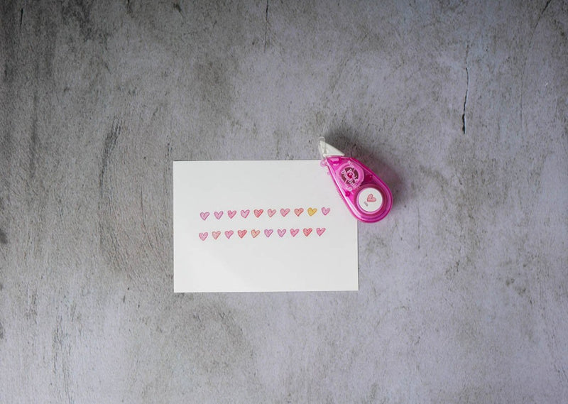 PLUS Petit Deco Rush Tape - Crayon Heart 