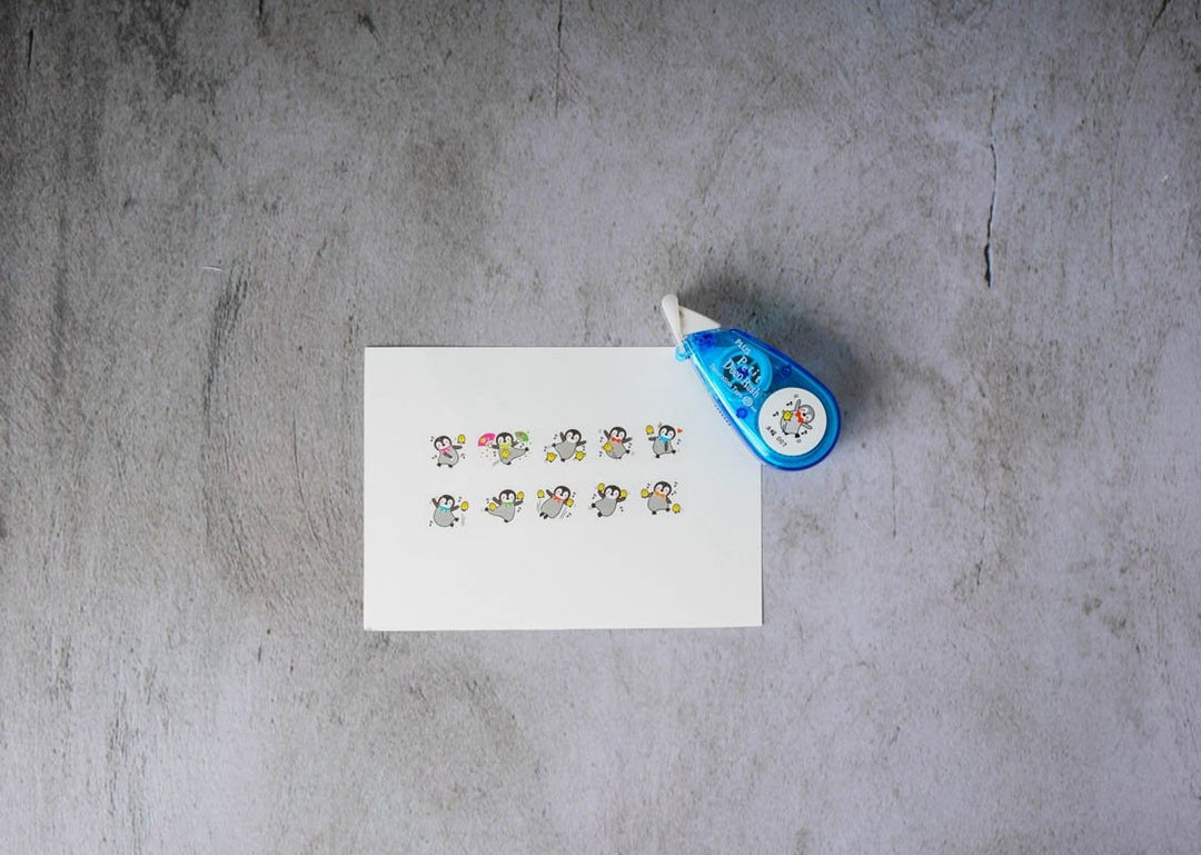 PLUS Petit Deco Rush Tape - Party Penguin 