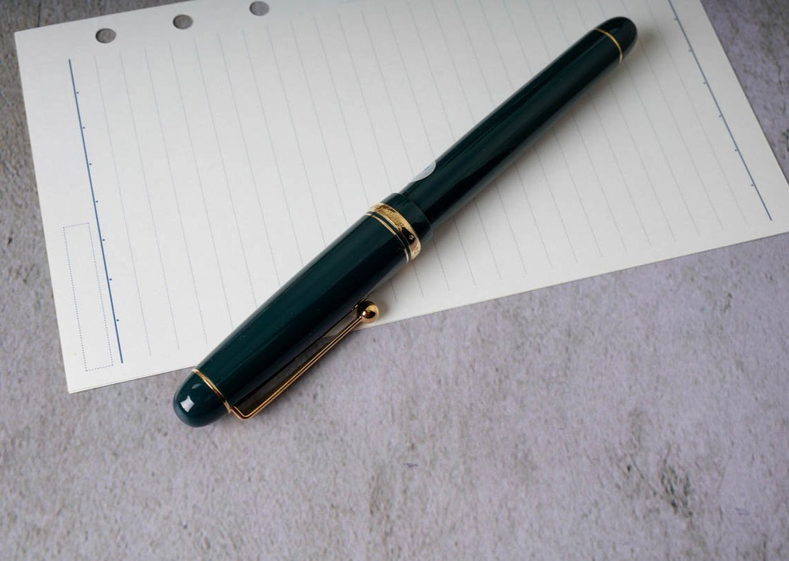 Pilot Namiki New Custom 74 Fountain Pen - Dark Green