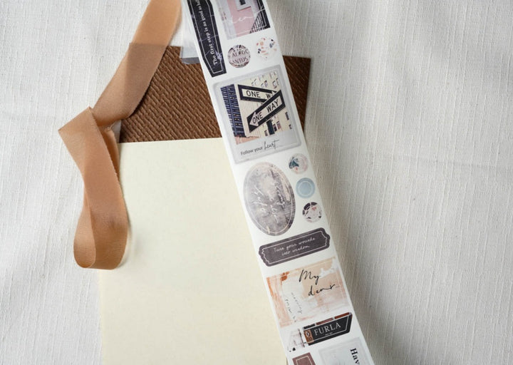 Pion Die-cut Sticker Roll - The Moment