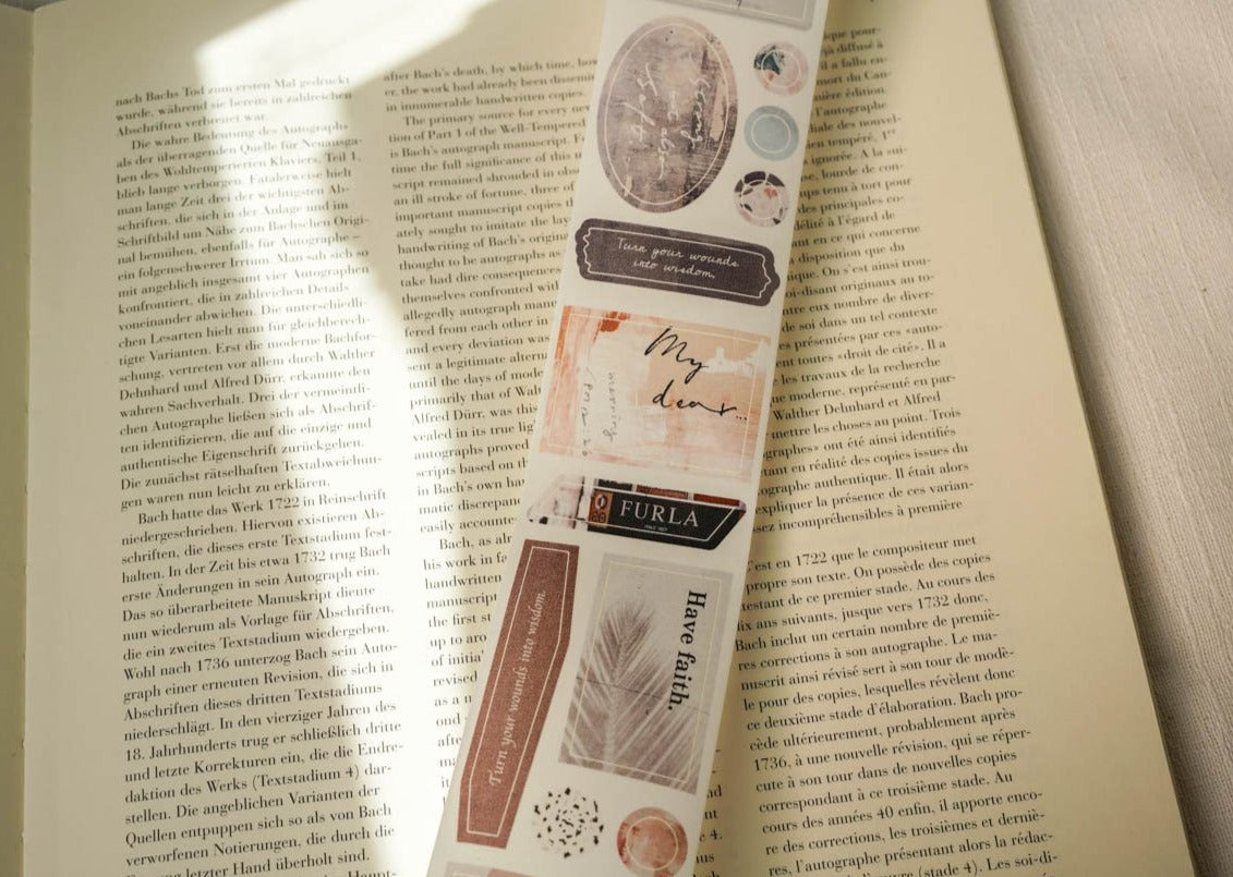 Pion Die-cut Sticker Roll - The Moment