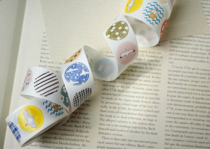 Pion Die-cut Sticker Roll - Circles