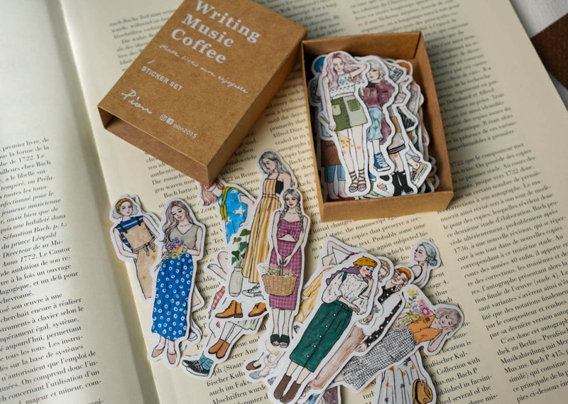 Pion Sticker Set Box - Girls