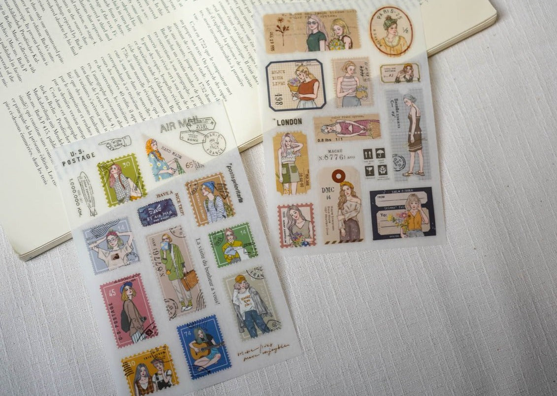 Pion Transfer Stickers - Stamps and Tickets