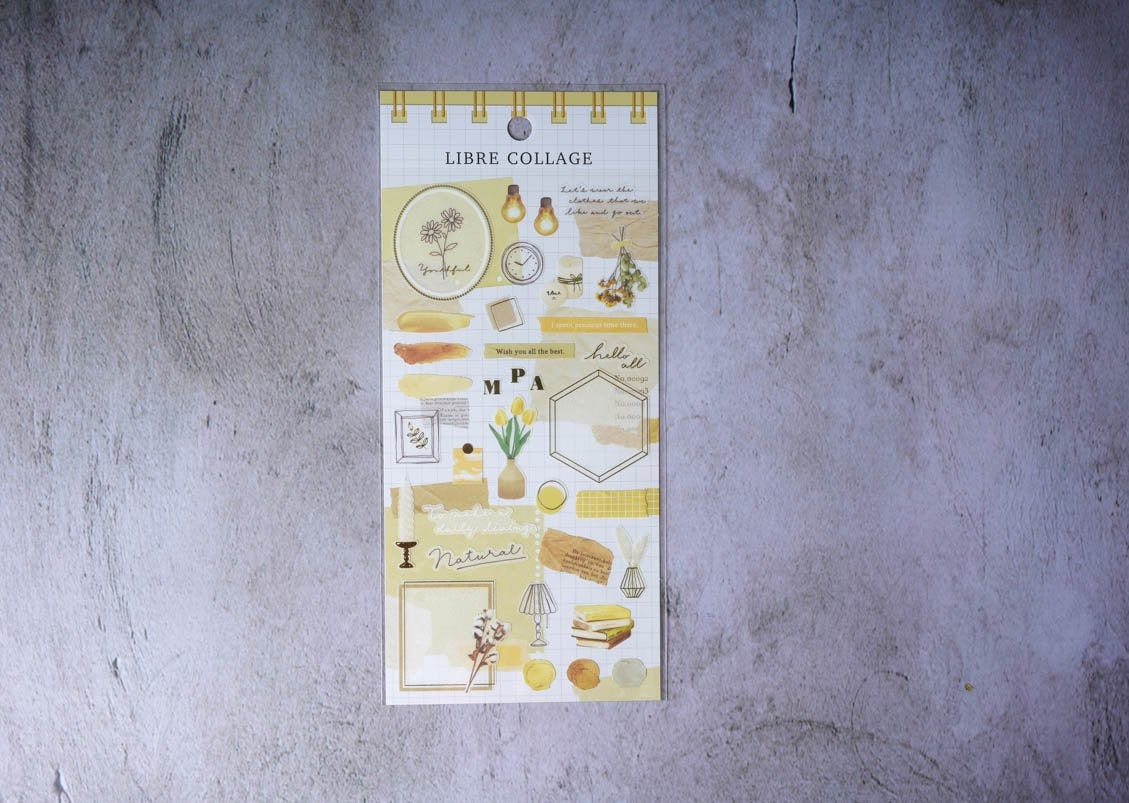 Mind Wave Libre Collage - Yellow