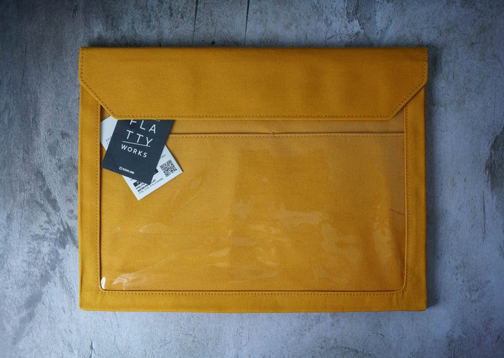 Flatty Works - A4 - Horizontal-Yellow