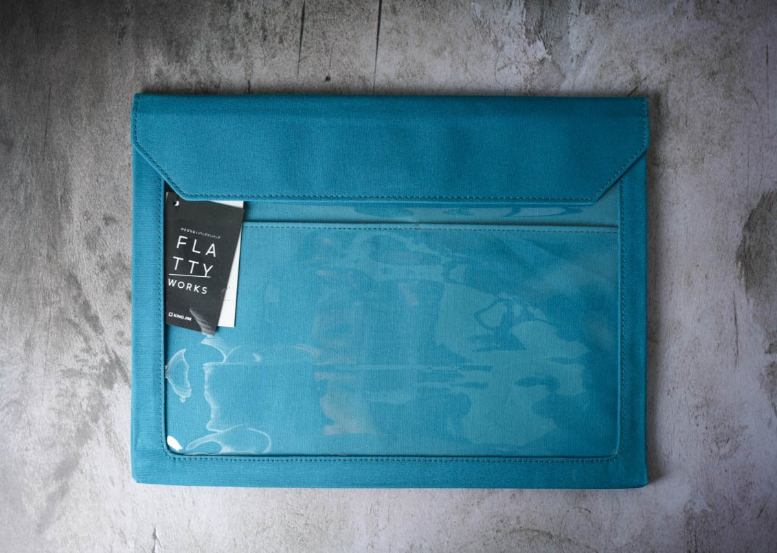 Flatty Works - A4 - Horizontal - Light Blue