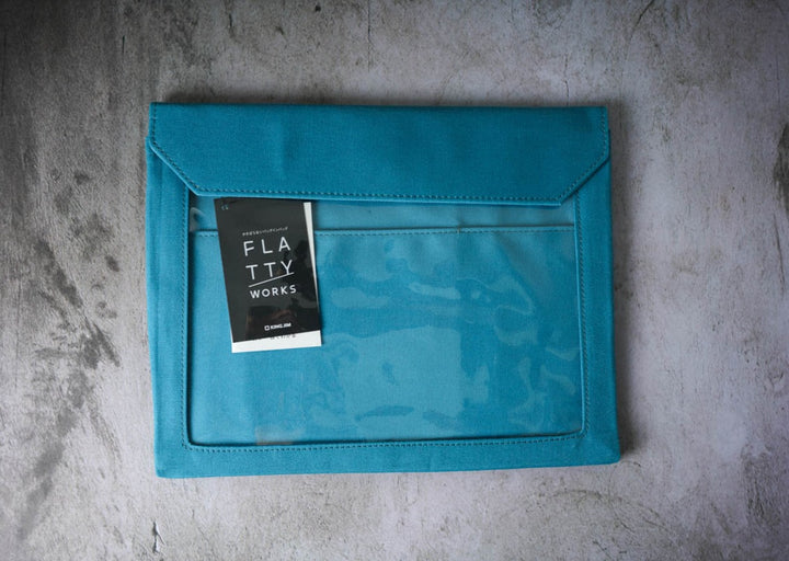 Flatty Works - A5 - Horizontal Light Blue