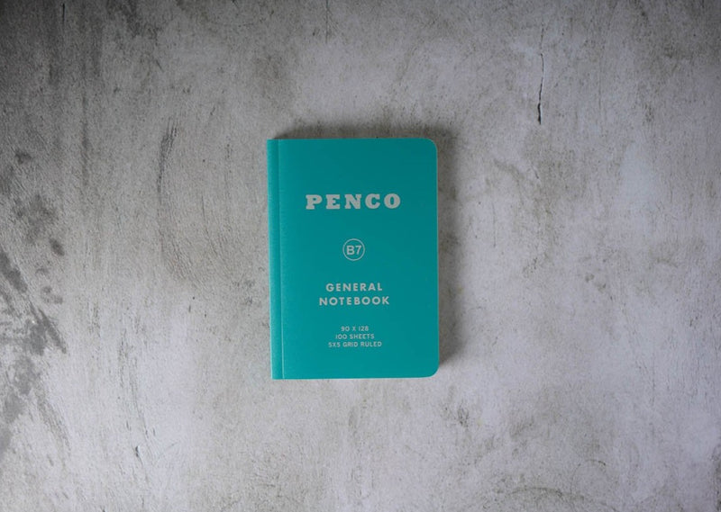 Penco General Notebook - B7 - Green