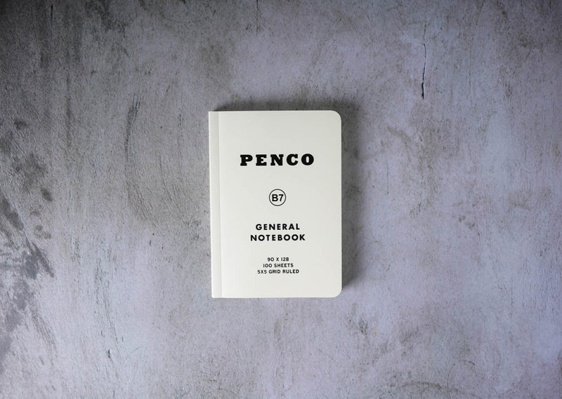 Penco General Notebook - B7 - White