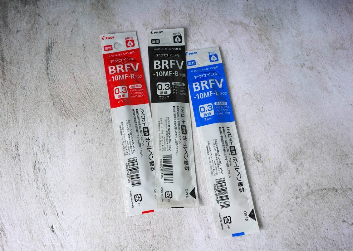 Pilot Oil-based Ballpoint Pen Refills - 0.3