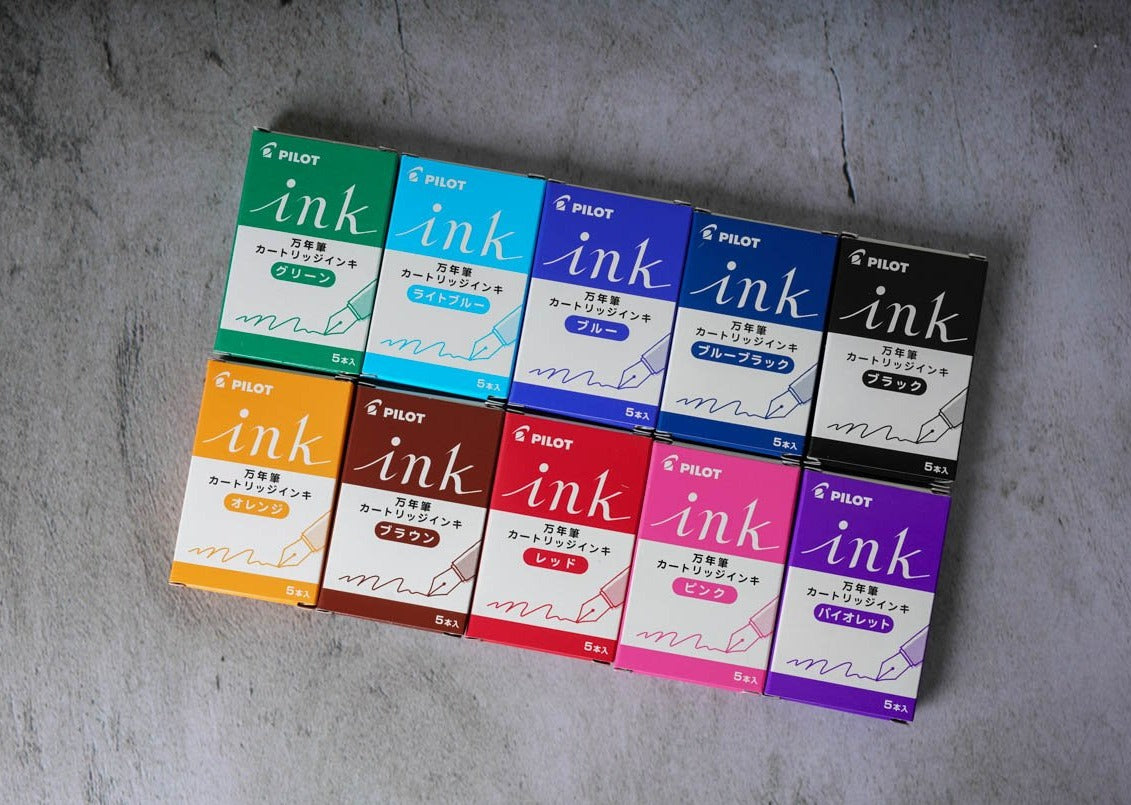 Pilot Ink Refill Cartridges - Set of 5 