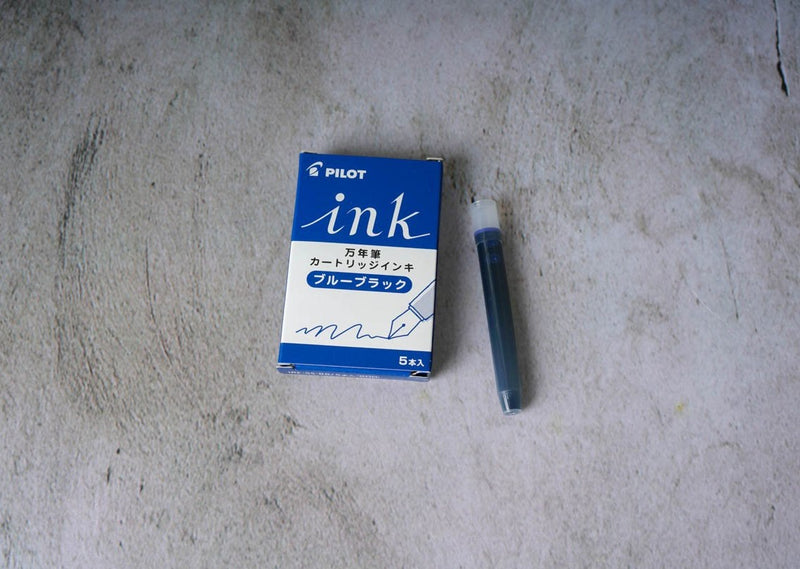 Pilot Ink Refill Cartridges - Set of 5 - Blue Black