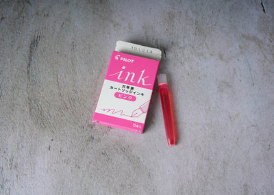Pilot Ink Refill Cartridges - Set of 5 - Pink