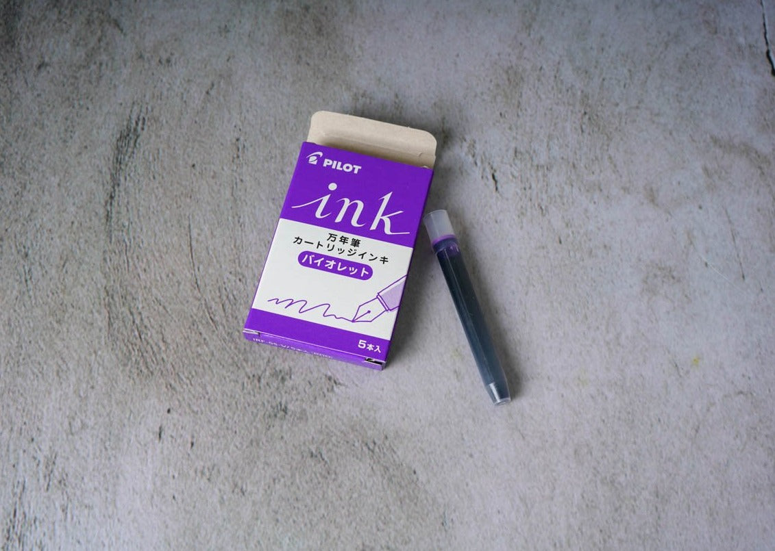 Pilot Ink Refill Cartridges - Set of 5 - Violet