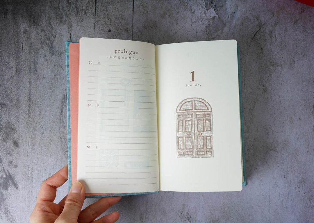 Midori 3 Year Diary Light Blue